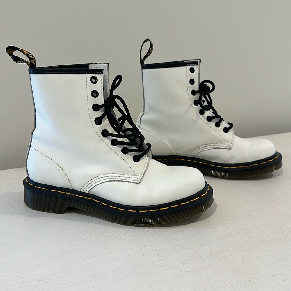 Dr. Martens white 1460 Boot - Women's size 6